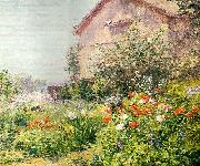 Bicknell, Frank Alfred Miss Florence Griswold's Garden oil painting